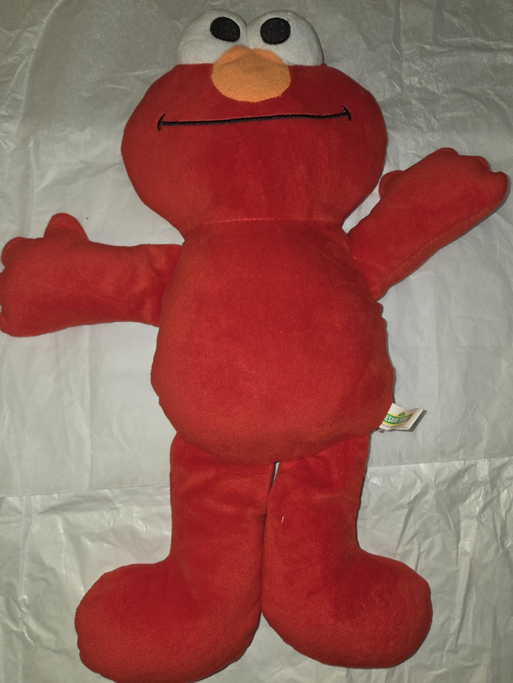 Red Elmo Plush Toy - Classic Kids Character Plush, 17" Long